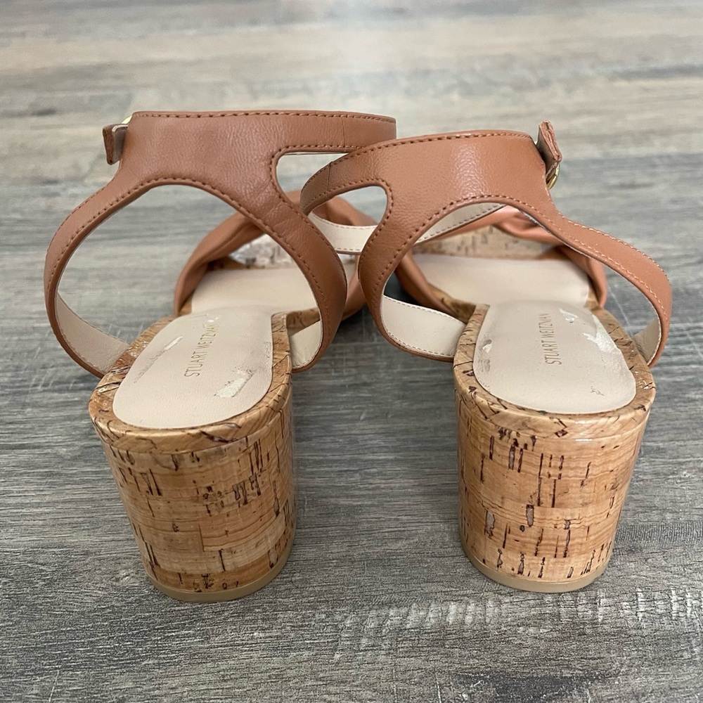 New Stuart Weitzman Everly Block Heel Sandal Size… - image 5